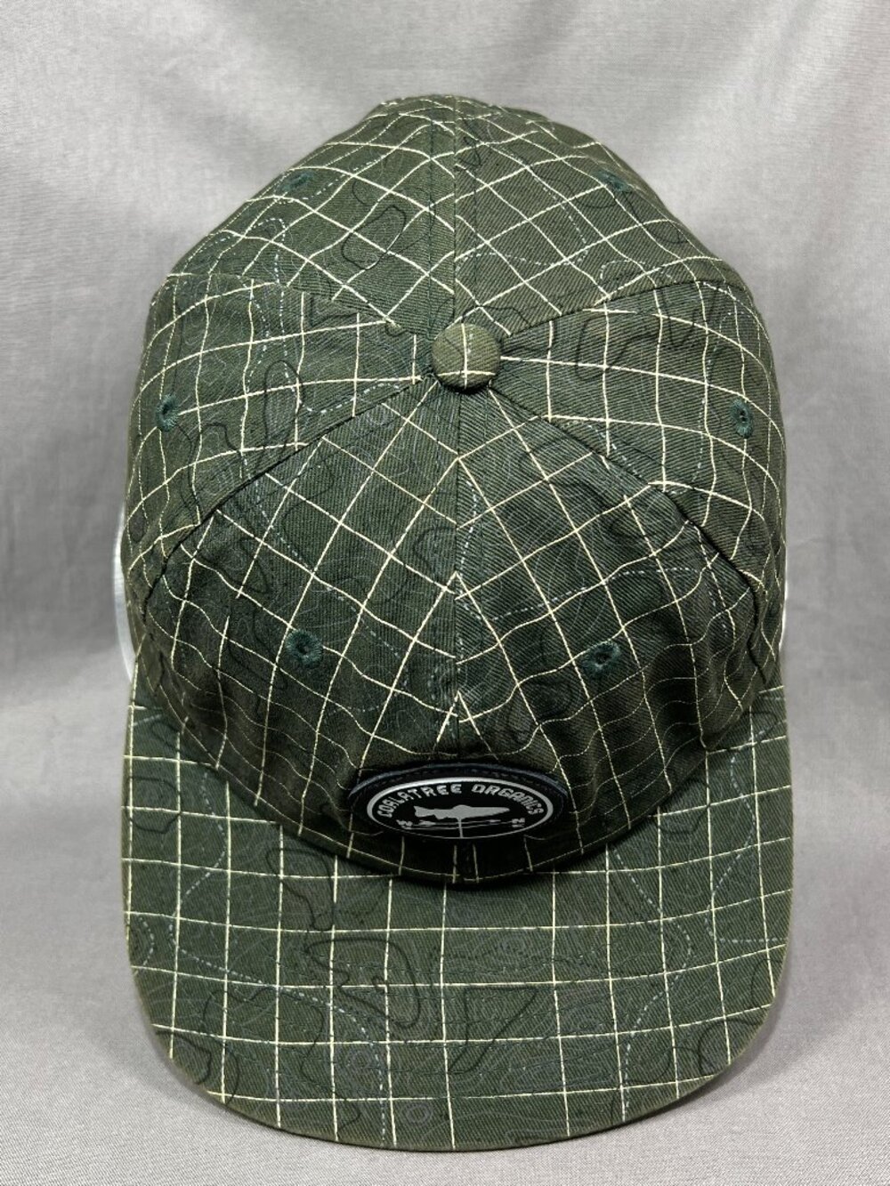 Coalatree Organics Strapback Hat Green Plaid Trailhead Outdoor Adult Dad Cap - Picture 6 of 16